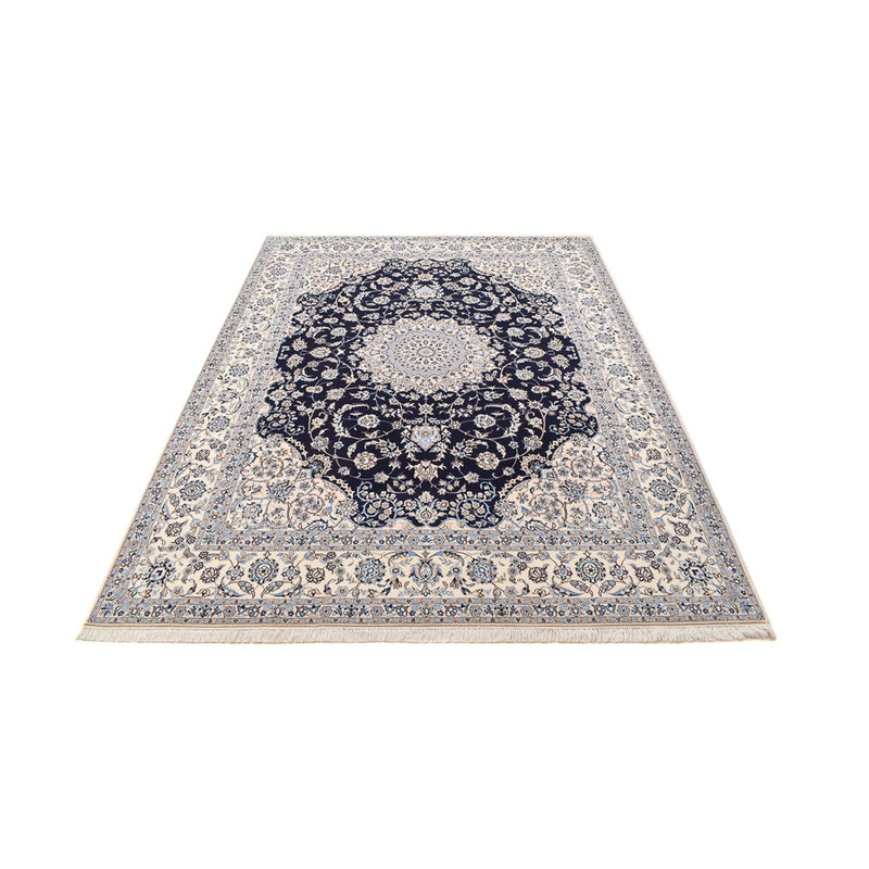 Tapis persan - Nain - Premium originale  - 211 x 269 cm - bleu foncé