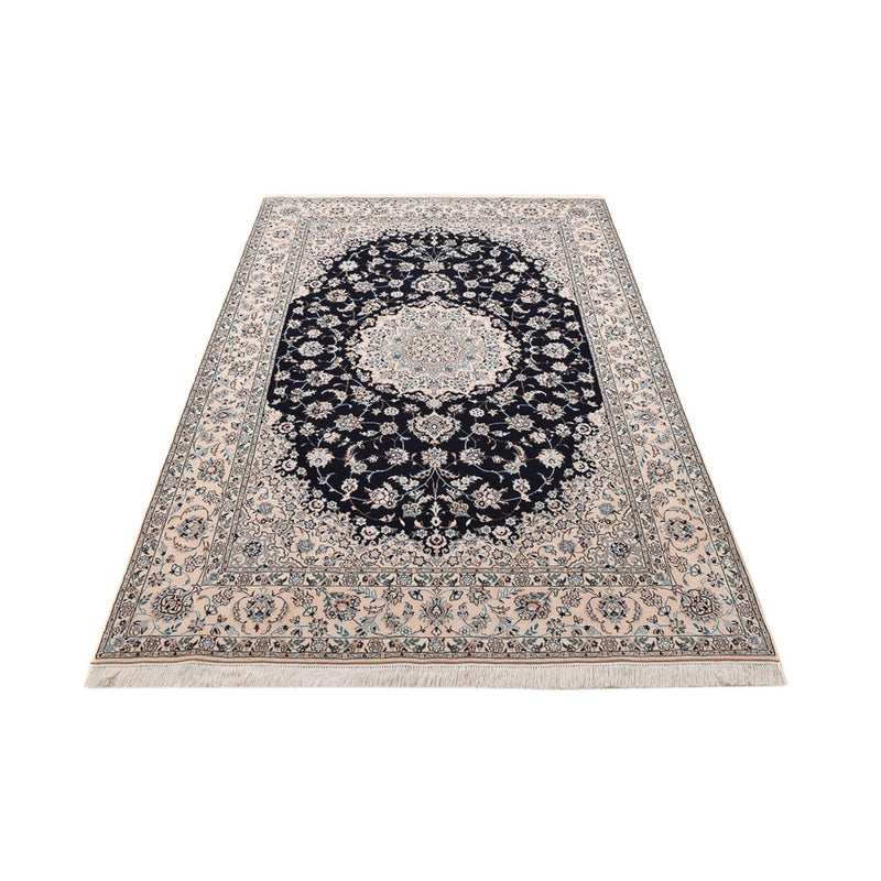 Tapis persan - Nain - Premium - 237 x 158 cm - bleu foncé