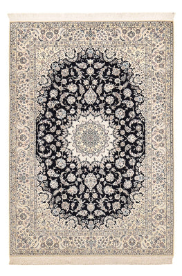 Tapis persan - Nain - Premium - 240 x 161 cm - bleu foncé