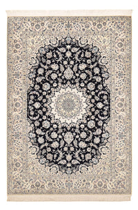 Tapis persan - Nain - Premium - 240 x 161 cm - bleu foncé