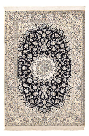Tapis persan - Nain - Premium - 240 x 161 cm - bleu foncé