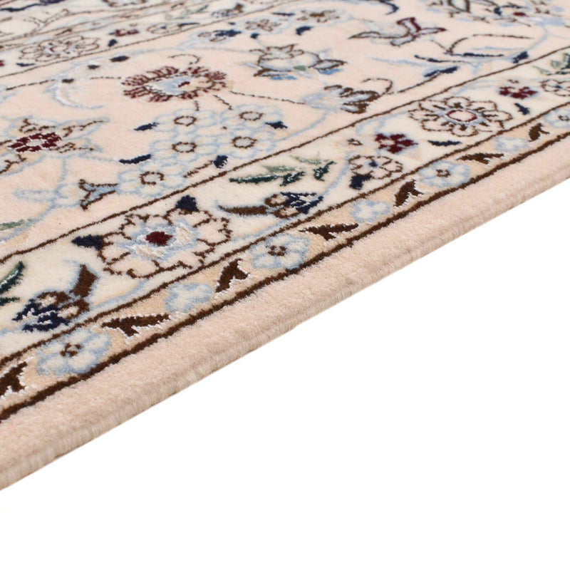 Tapis persan - Nain - Premium carré  - 181 x 178 cm - bleu foncé