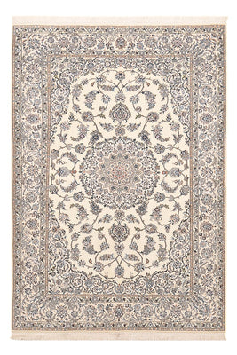 Tapis persan - Nain - Premium - 219 x 146 cm - gris clair