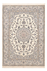 Tapis persan - Nain - Premium - 219 x 146 cm - gris clair
