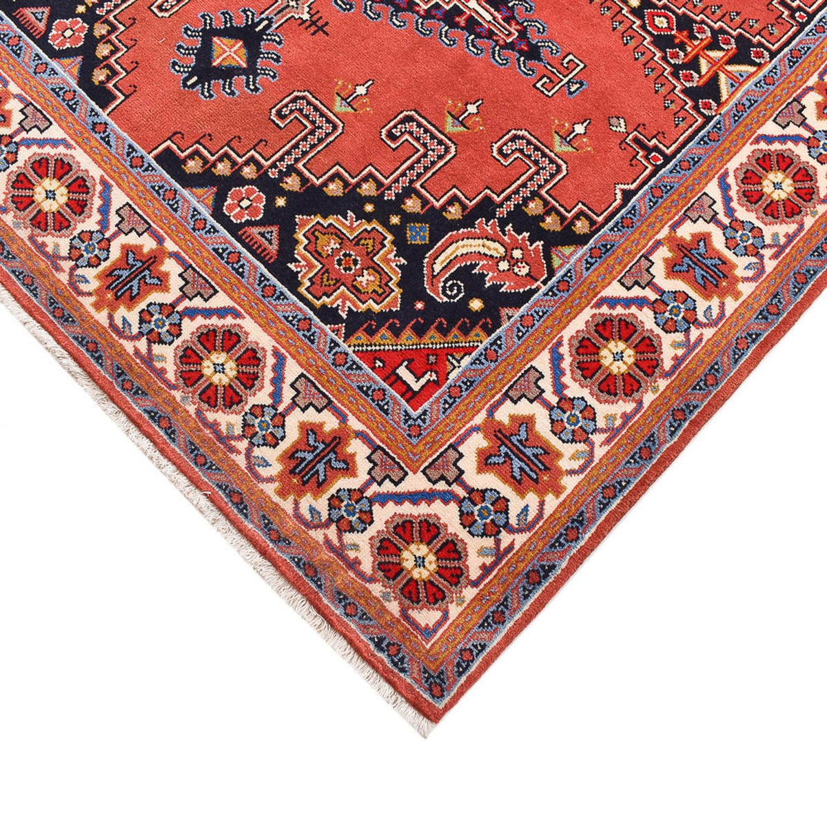 Tapis persan - Nomadic - 255 x 155 cm - rouge