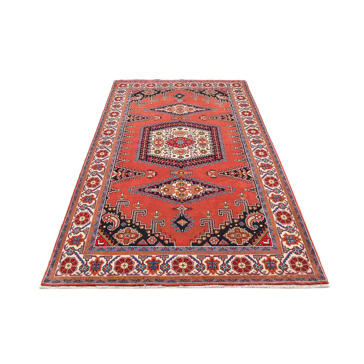 Tapis persan - Nomadic - 255 x 155 cm - rouge