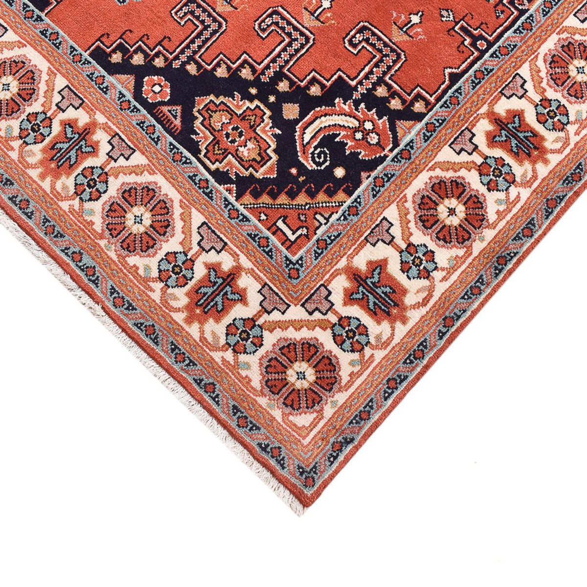 Tapis persan - Nomadic - 245 x 147 cm - rouge