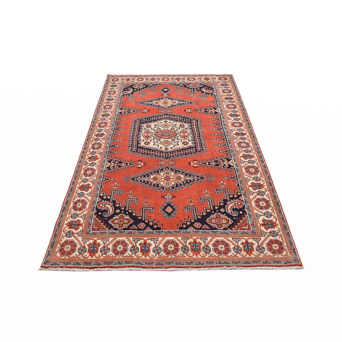 Tapis persan - Nomadic - 245 x 147 cm - rouge