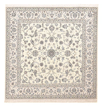 Tapis persan - Nain - Premium carré  - 205 x 206 cm - gris clair