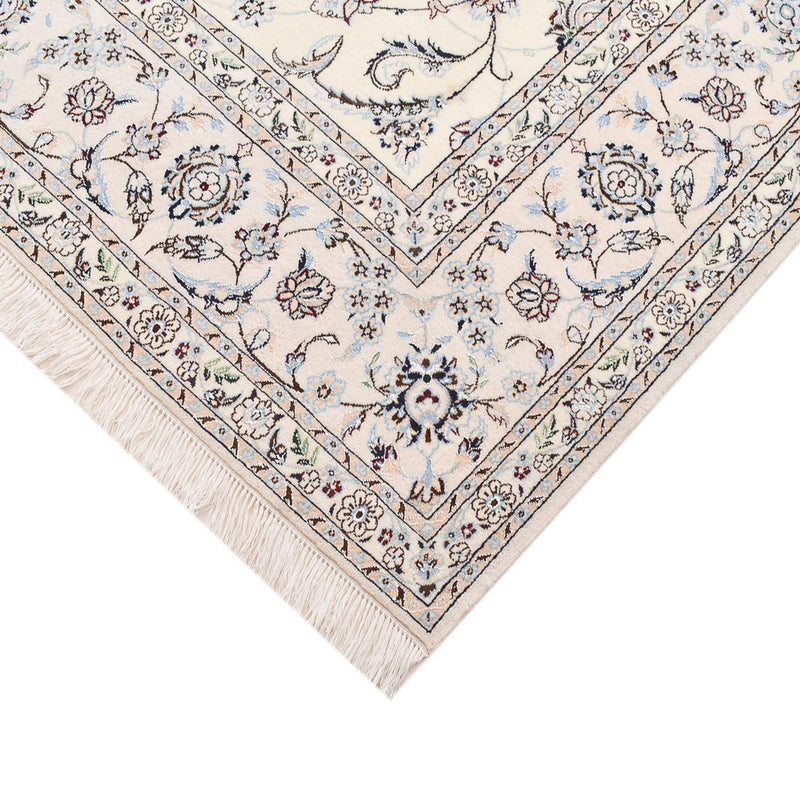 Tapis persan - Nain - Premium carré  - 205 x 206 cm - gris clair