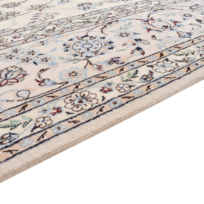 Tapis persan - Nain - Premium carré  - 205 x 206 cm - gris clair
