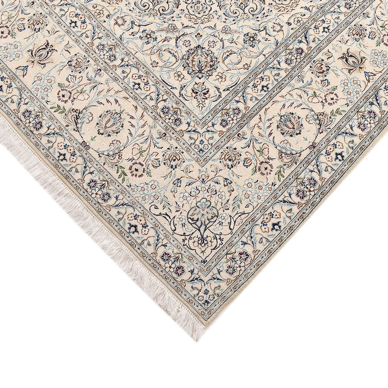 Tapis persan - Nain - Royal - 305 x 205 cm - gris clair