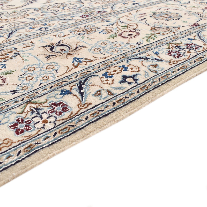 Tapis persan - Nain - Royal - 305 x 205 cm - gris clair