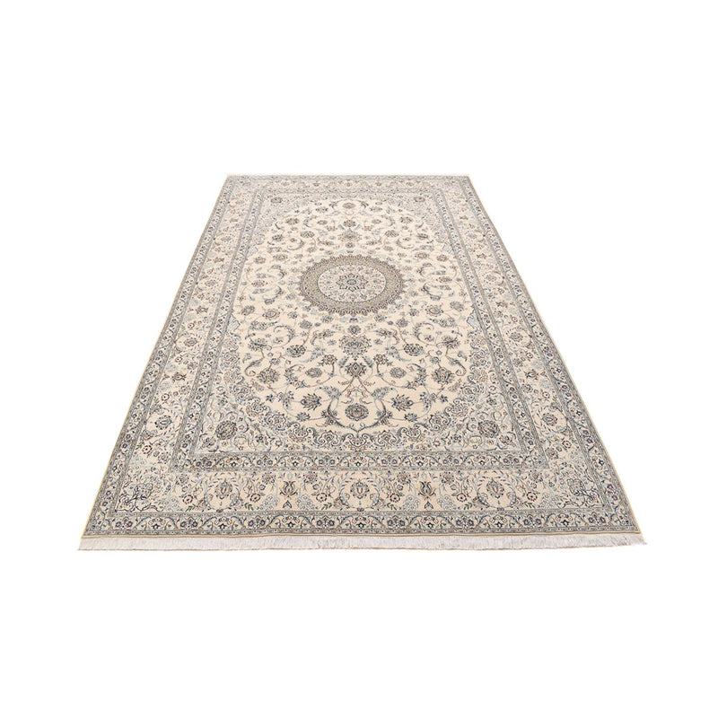 Tapis persan - Nain - Royal - 305 x 205 cm - gris clair
