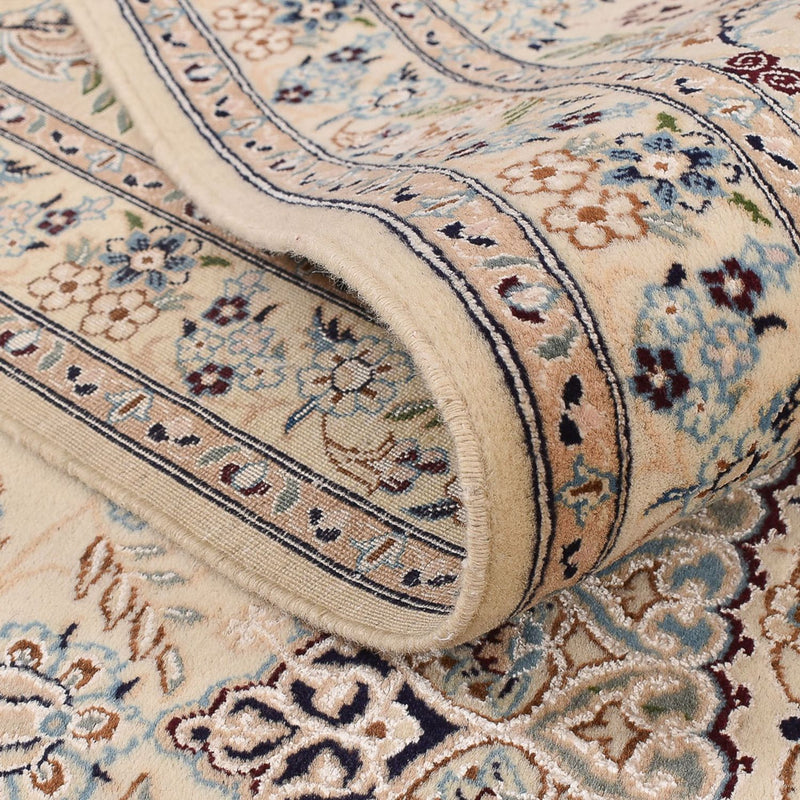 Tapis persan - Nain - Royal - 305 x 205 cm - gris clair