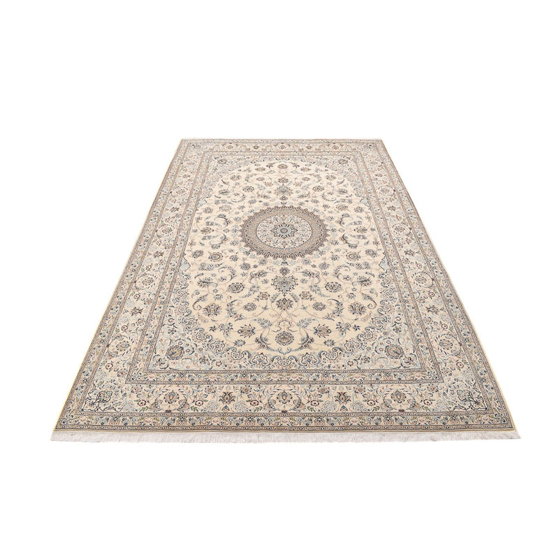 Tapis persan - Nain - Royal - 305 x 205 cm - gris clair