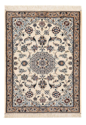 Tapis persan - Nain - Royal - 87 x 66 cm - crème