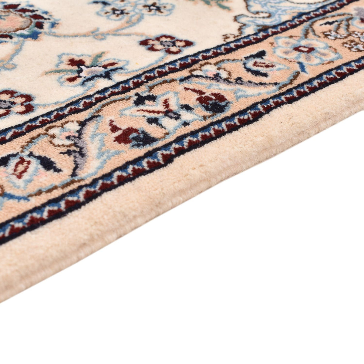 Tapis persan - Nain - Royal - 87 x 66 cm - crème