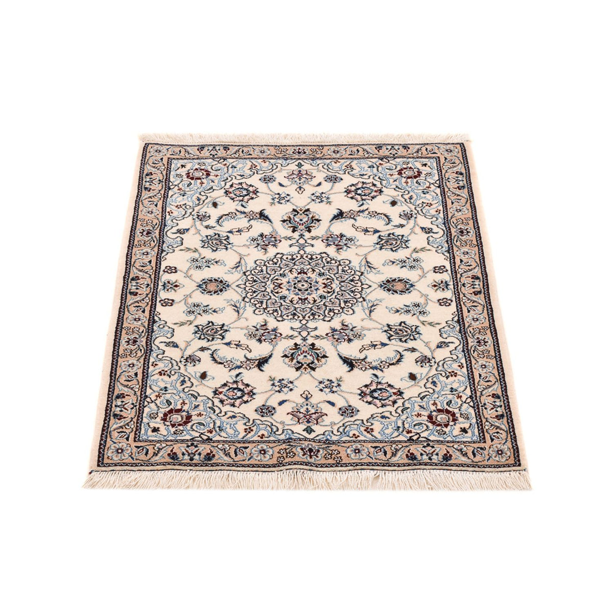 Tapis persan - Nain - Royal - 87 x 66 cm - crème
