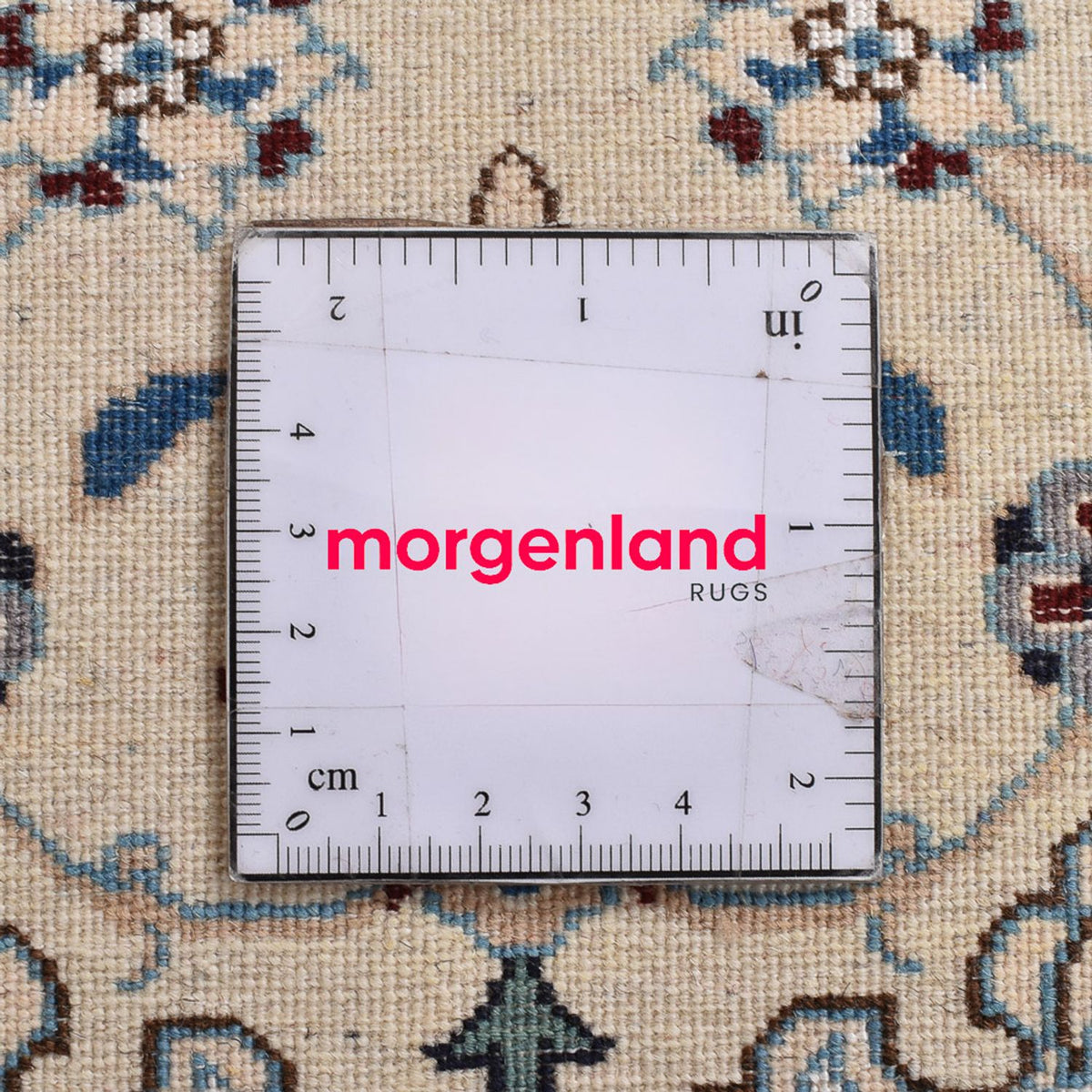 Tapis persan - Nain - Royal - 87 x 66 cm - crème