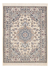 Tapis persan - Nain - Royal - 105 x 81 cm - gris clair