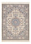 Tapis persan - Nain - Royal - 105 x 81 cm - gris clair