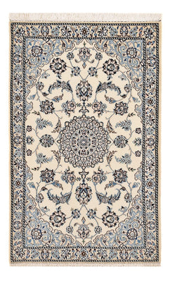 Tapis persan - Nain - Royal - 109 x 69 cm - gris clair