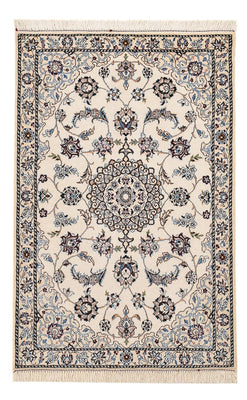 Tapis persan - Nain - Royal - 108 x 71 cm - gris clair