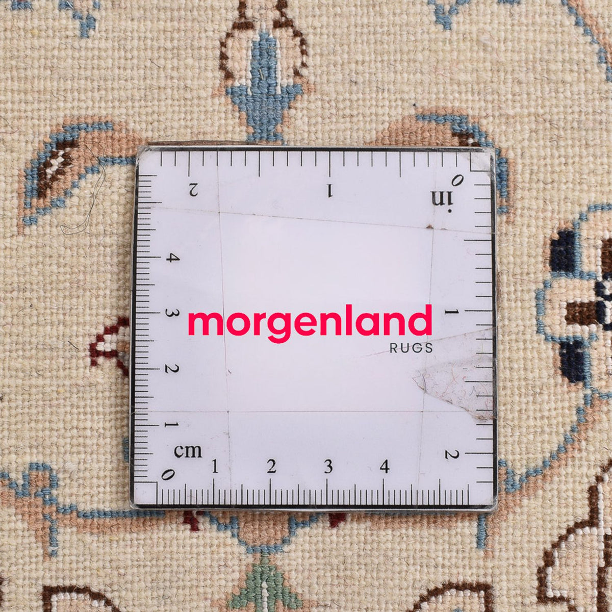 Tapis persan - Nain - Royal - 108 x 71 cm - gris clair