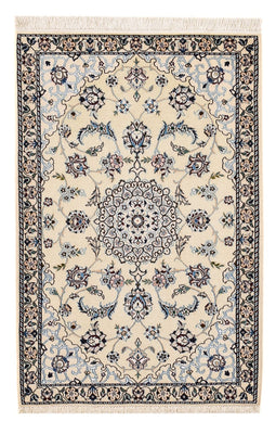 Tapis persan - Nain - Royal - 96 x 64 cm - gris clair
