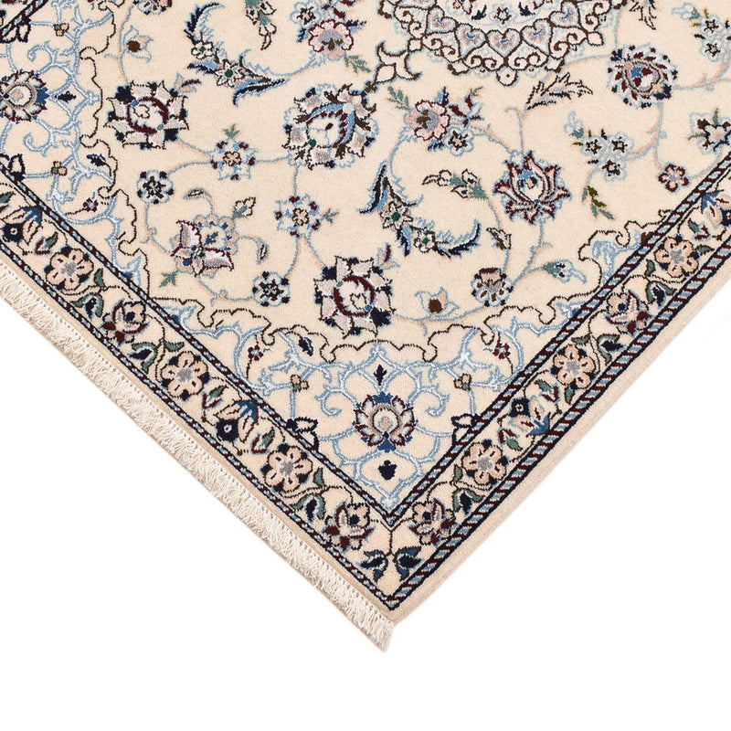 Tapis persan - Nain - Royal - 96 x 64 cm - gris clair
