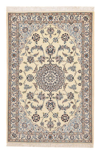 Tapis persan - Nain - Royal - 113 x 74 cm - gris clair