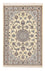 Tapis persan - Nain - Royal - 113 x 74 cm - gris clair