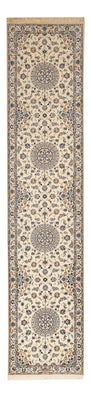 Tapis de couloir Tapis persan - Nain - Premium - 397 x 87 cm - beige