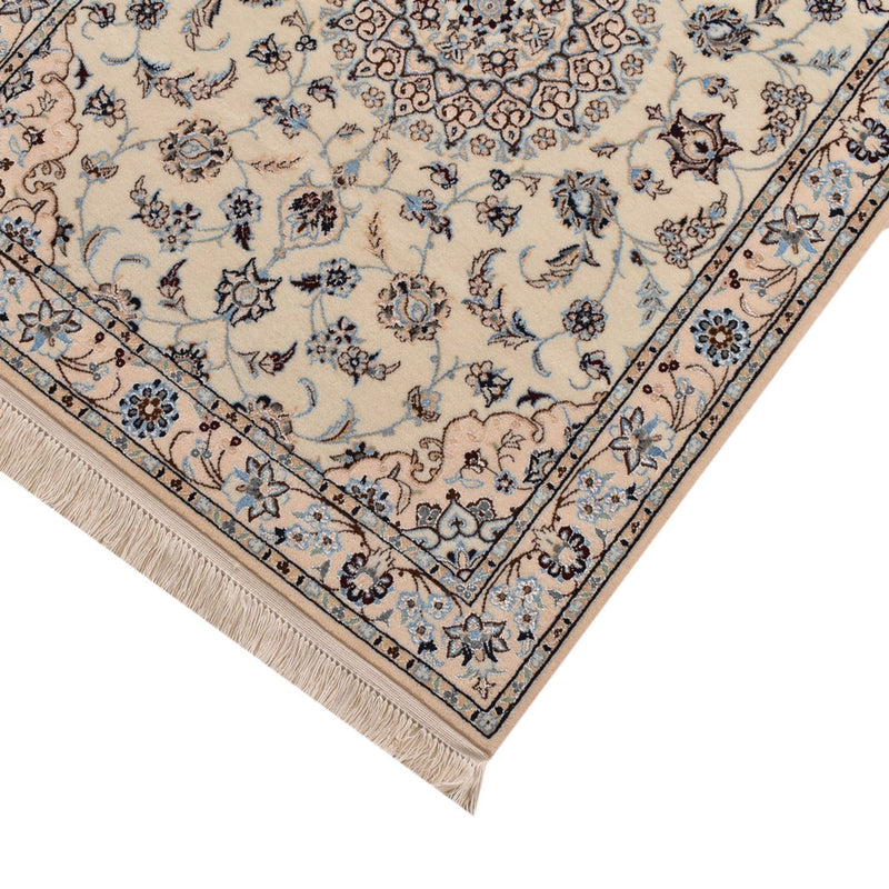 Tapis de couloir Tapis persan - Nain - Premium - 397 x 87 cm - beige