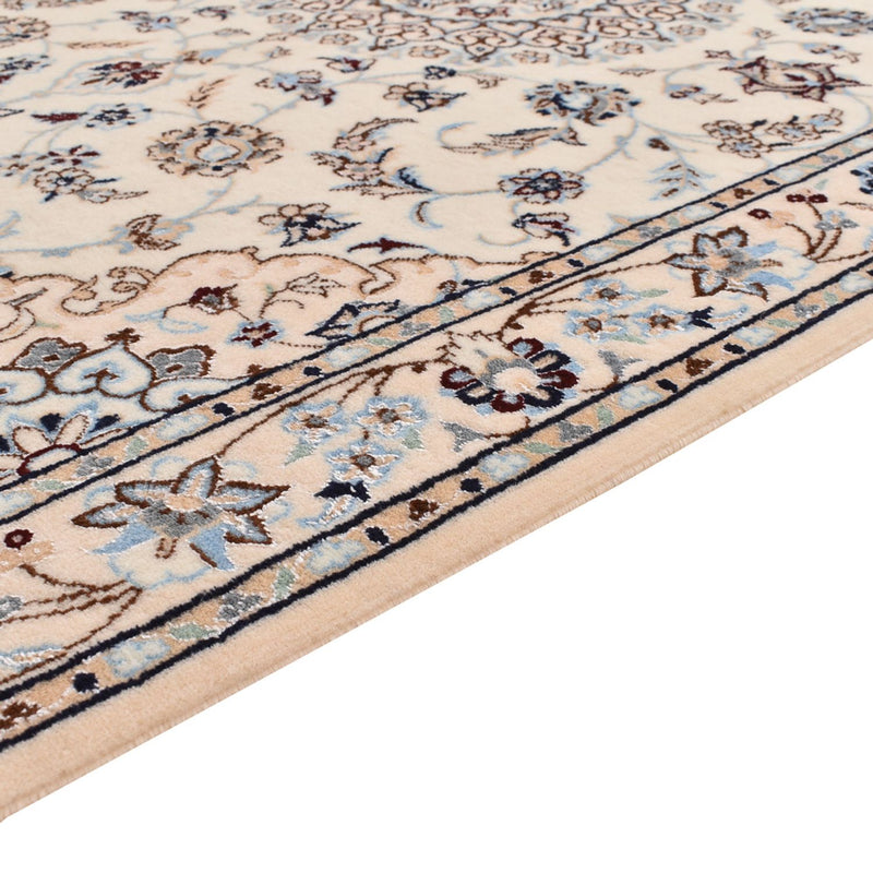 Tapis de couloir Tapis persan - Nain - Premium - 397 x 87 cm - beige