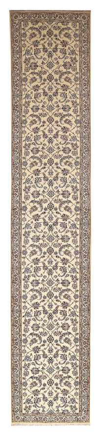 Tapis de couloir Tapis persan - Nain - Premium - 520 x 100 cm - beige