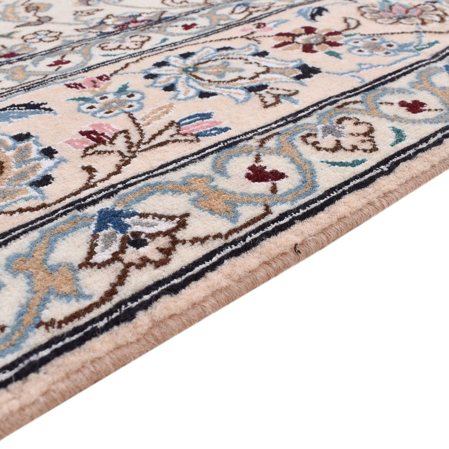 Tapis persan - Nain - Royal - 250 x 155 cm - gris clair