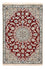 Tapis persan - Nain - Royal - 130 x 88 cm - rouge