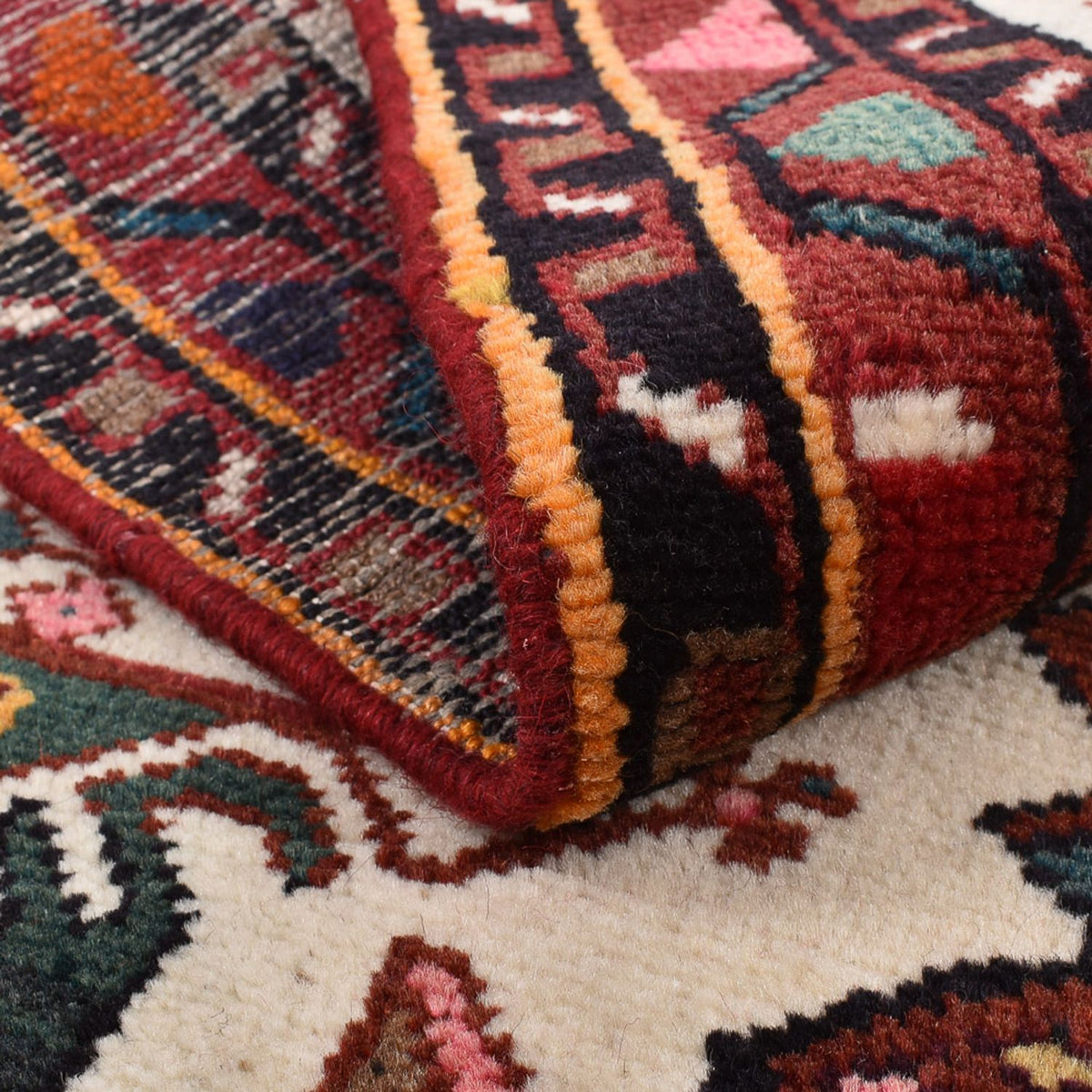 Tapis persan - Nomadic - 123 x 88 cm - multicolore