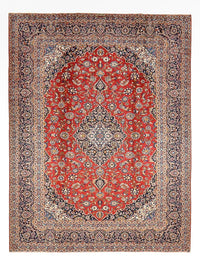 Tapis persan - Keshan - 409 x 301 cm - rouge