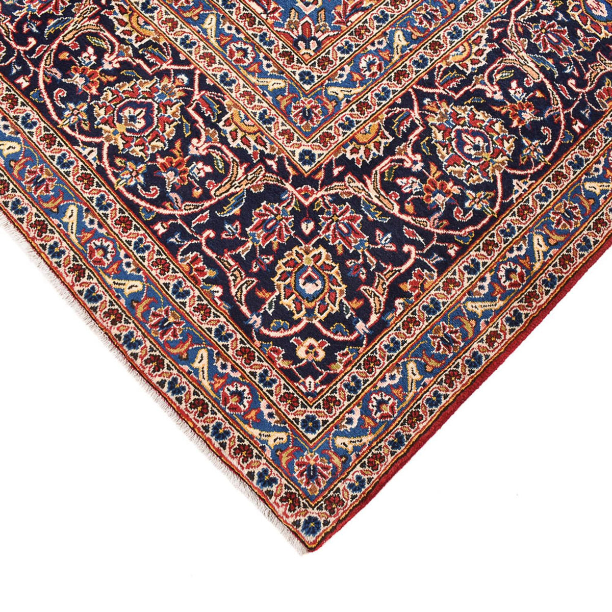 Tapis persan - Keshan - 409 x 301 cm - rouge