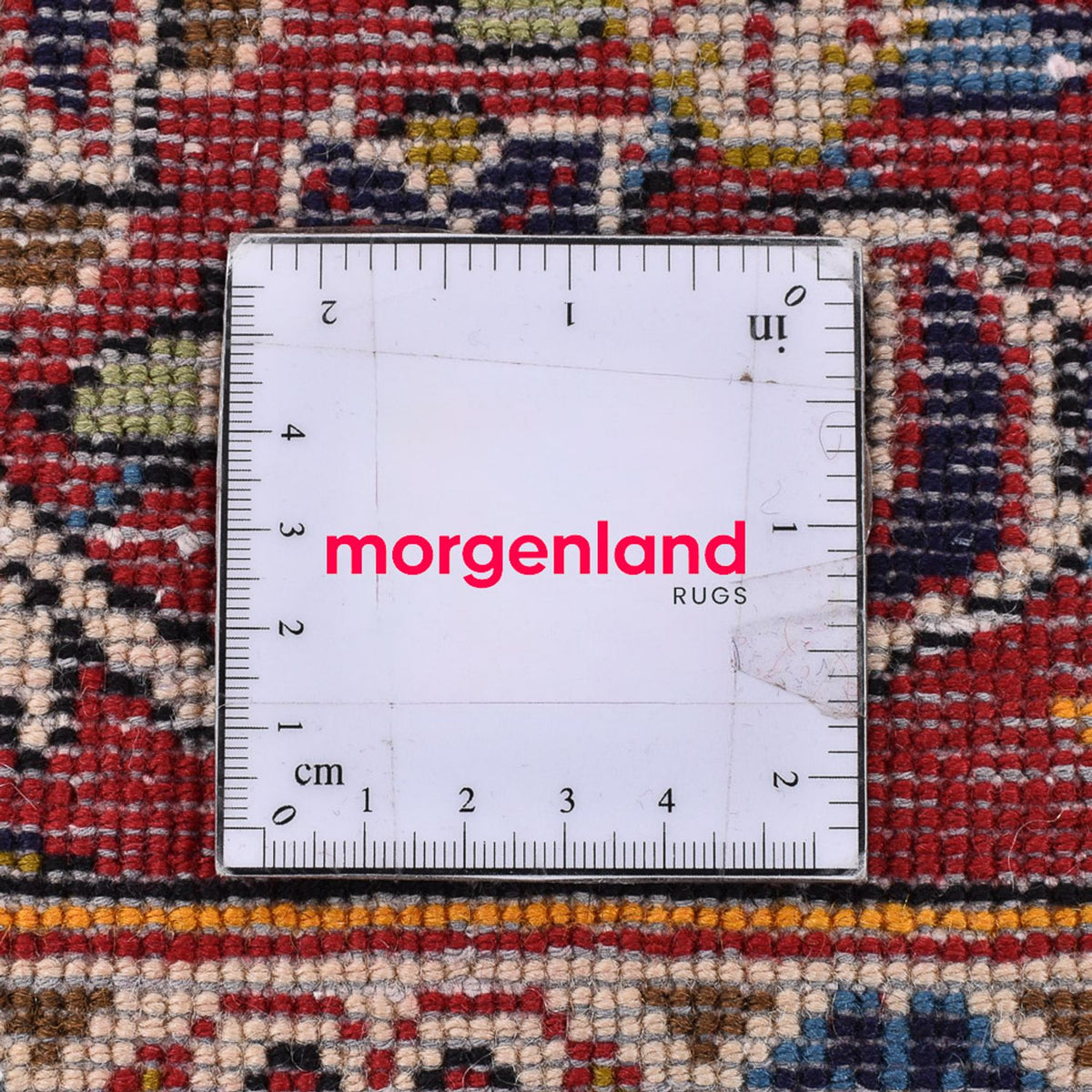 Tapis persan - Keshan - 407 x 296 cm - bleu foncé