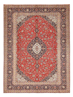 Tapis persan - Keshan - 392 x 293 cm - rouge
