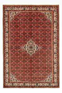 Tapis persan - Nomadic - 297 x 191 cm - rouge clair
