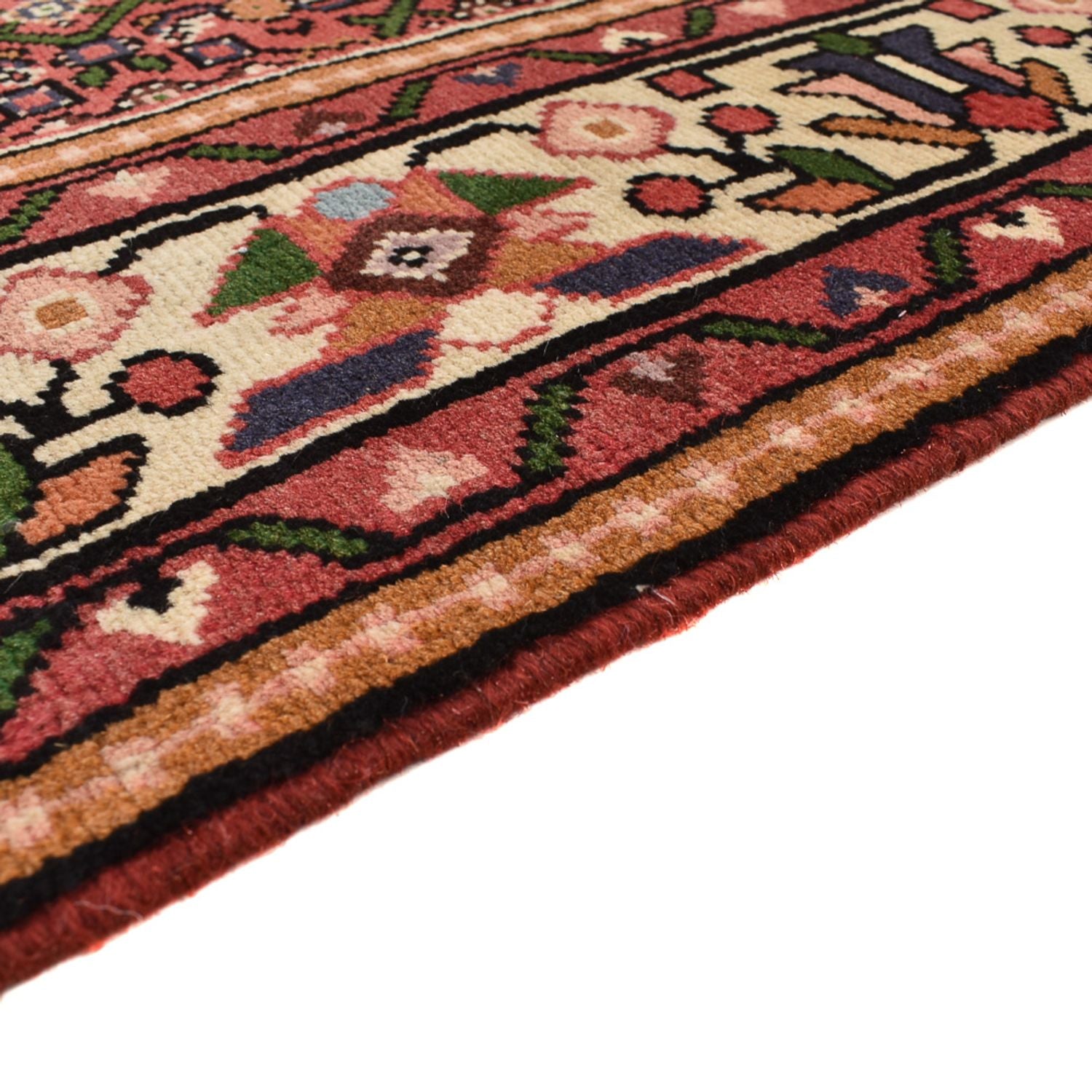Tapis persan - Nomadic - 297 x 191 cm - rouge clair