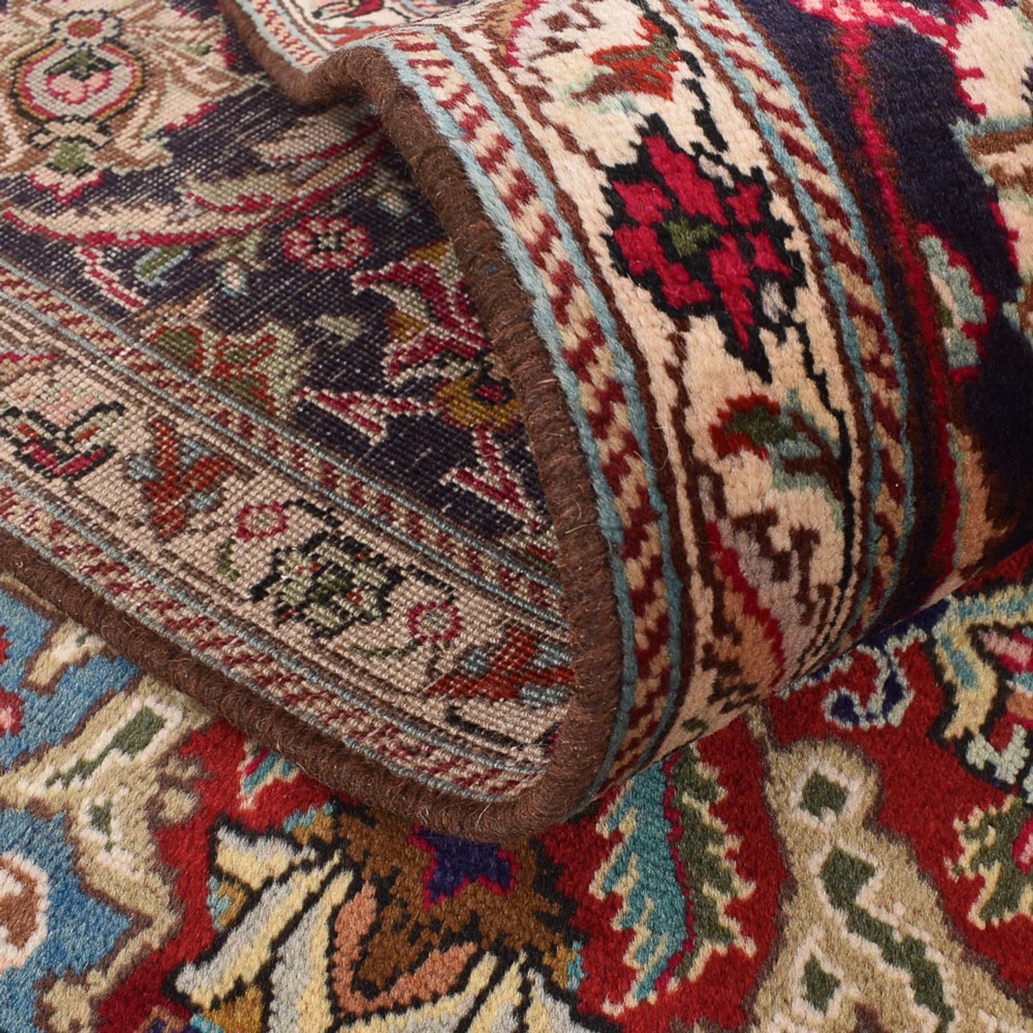 Tapis persan - Tabriz - 307 x 198 cm - rouge clair