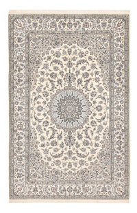 Tapis persan - Nain - Royal - 312 x 209 cm - blanc