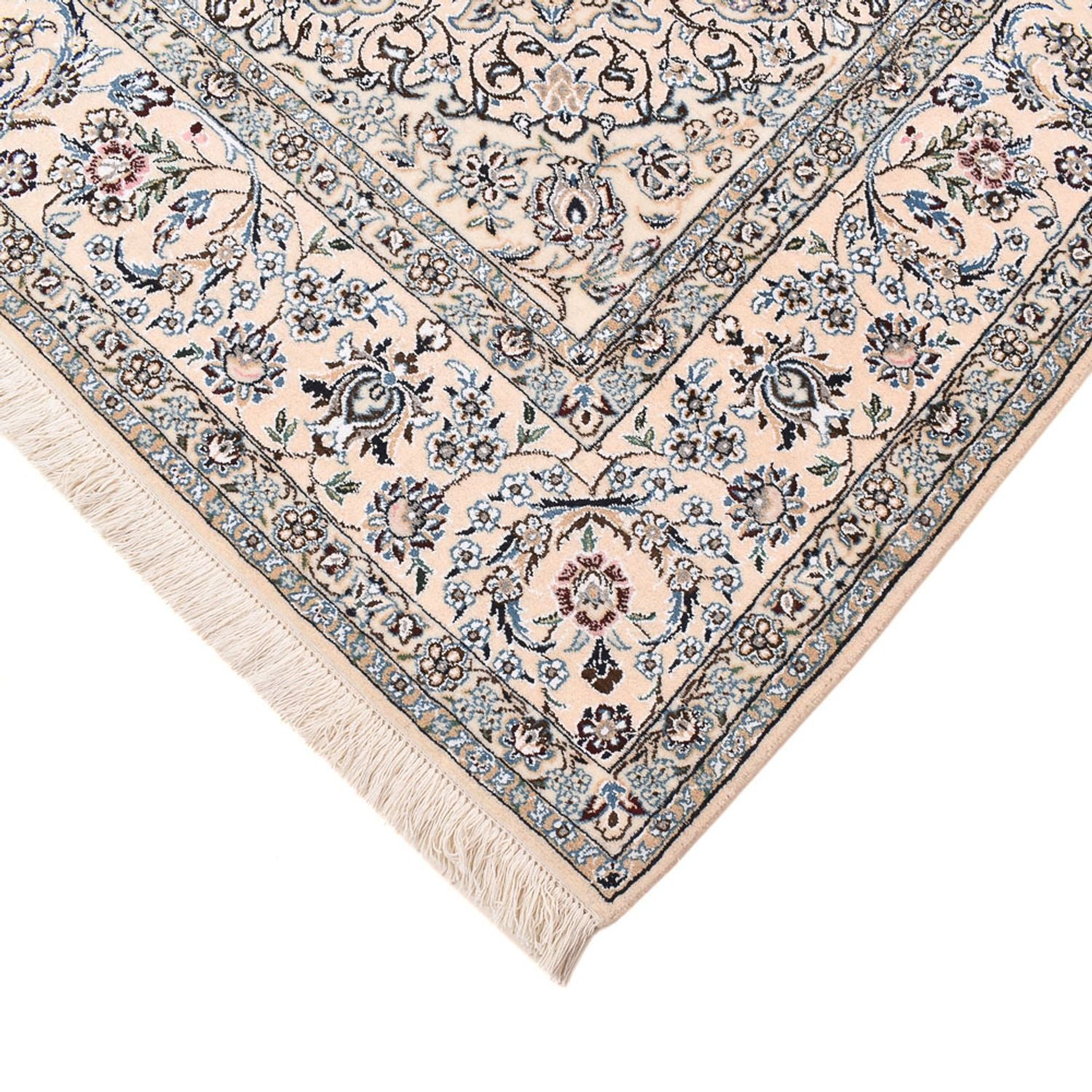 Tapis persan - Nain - Royal - 312 x 209 cm - blanc