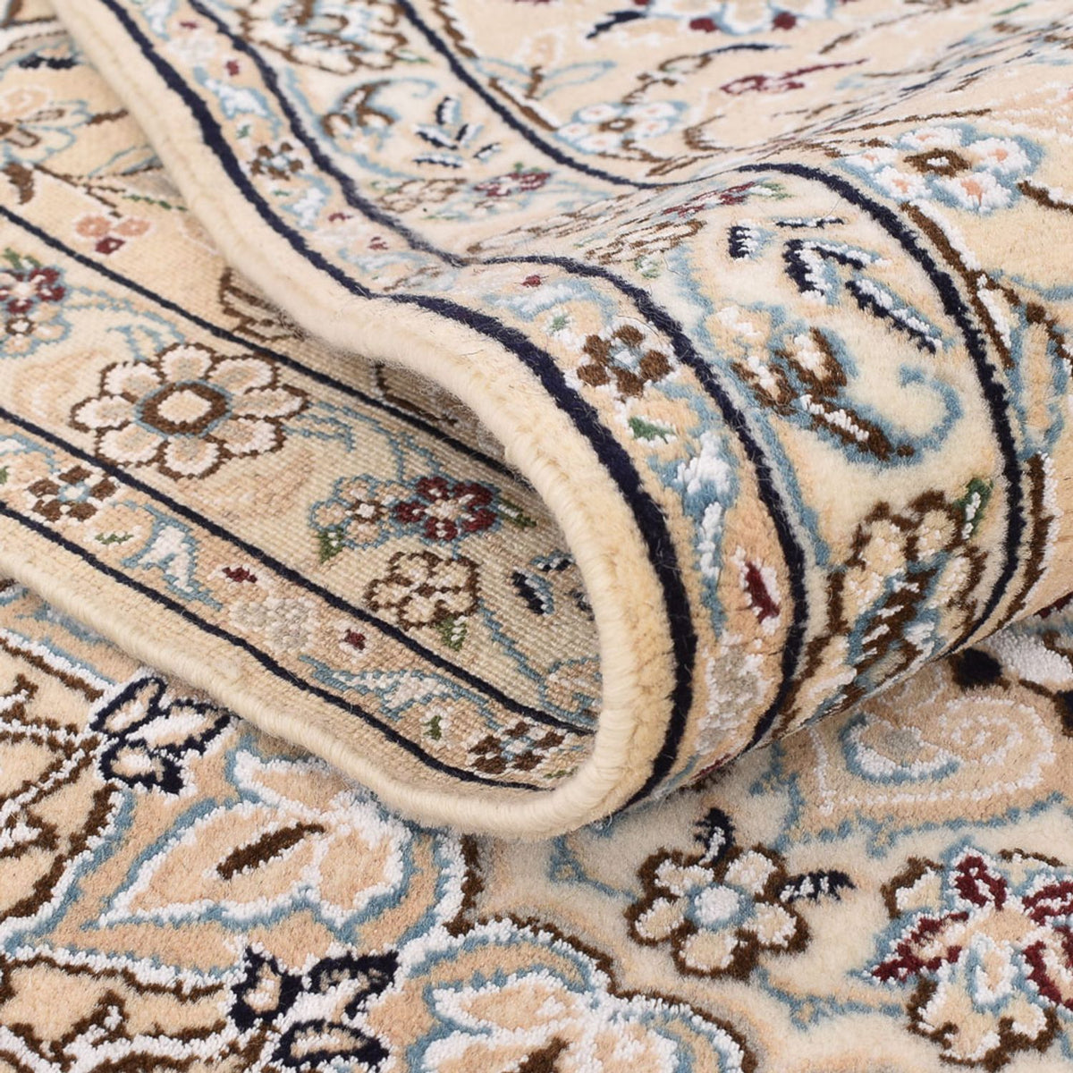 Tapis persan - Nain - Royal - 307 x 207 cm - blanc